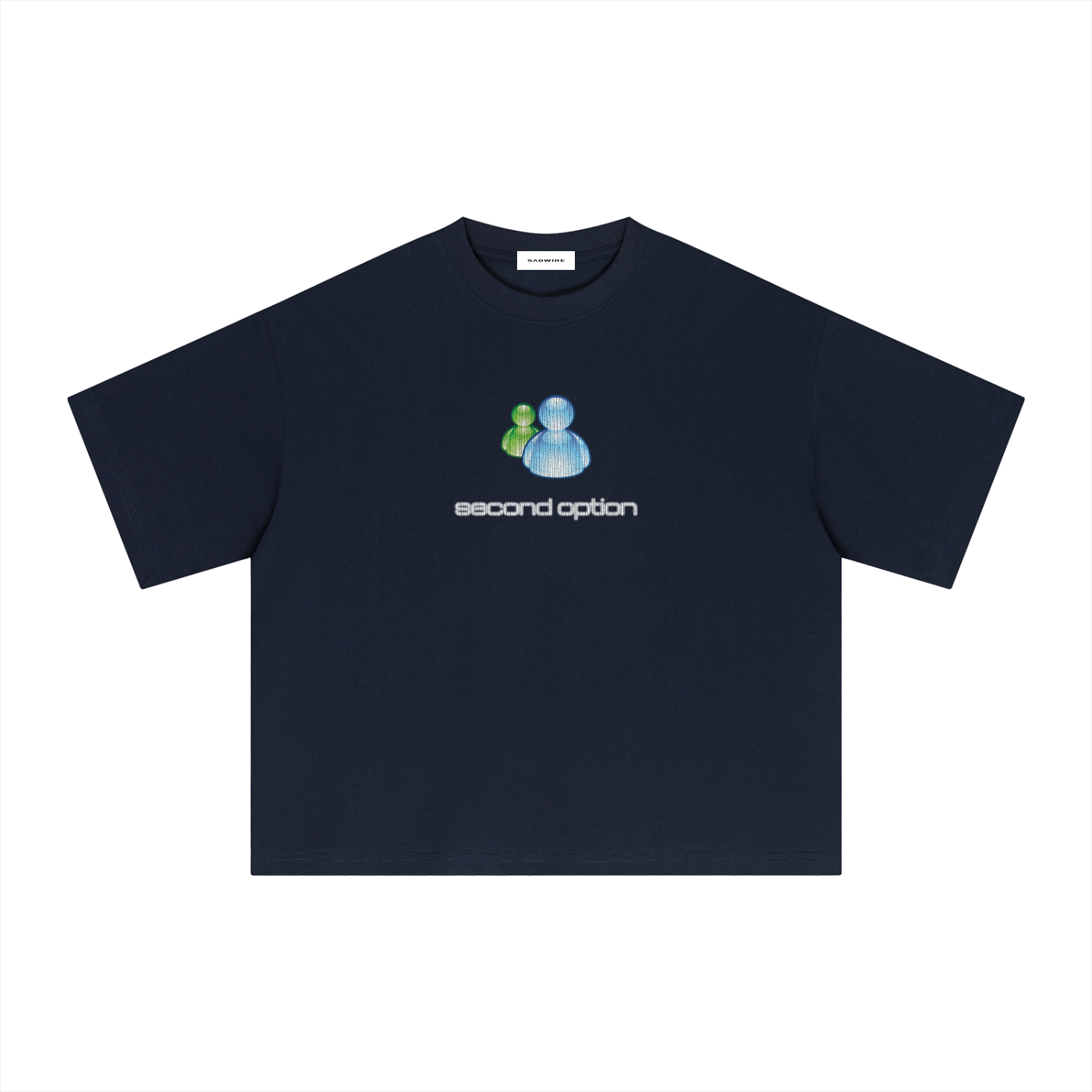 "SECOND OPTION" BOXY TEE