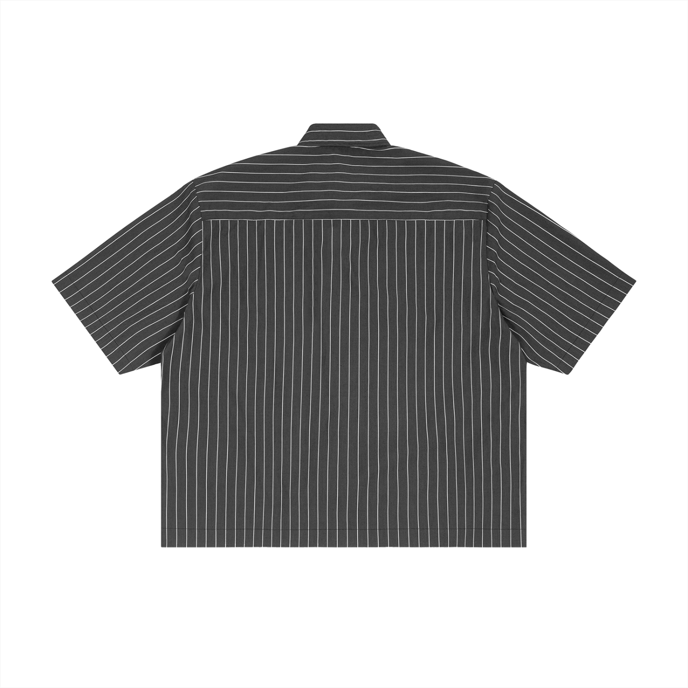 "CRUSADER" STRIPED BOXY SHIRT