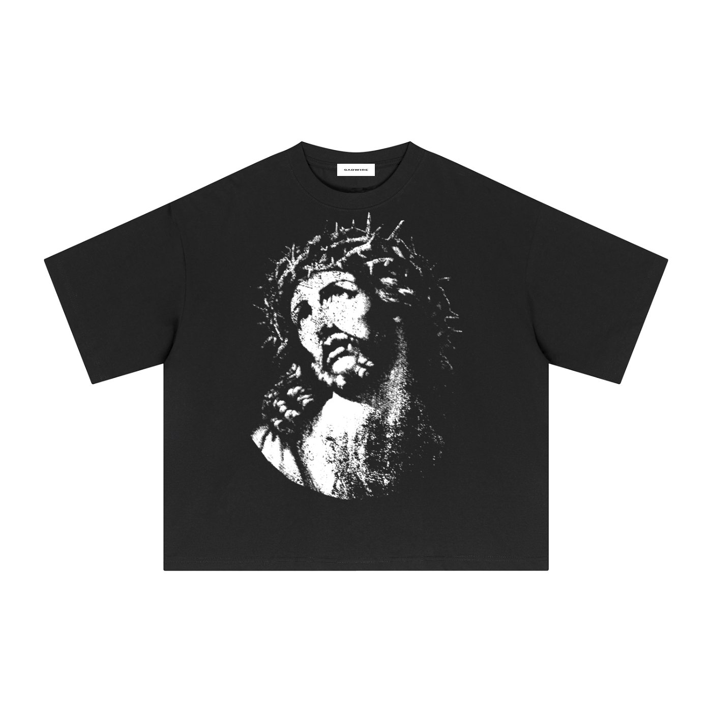 "JESUS IS KING" BOXY TEE