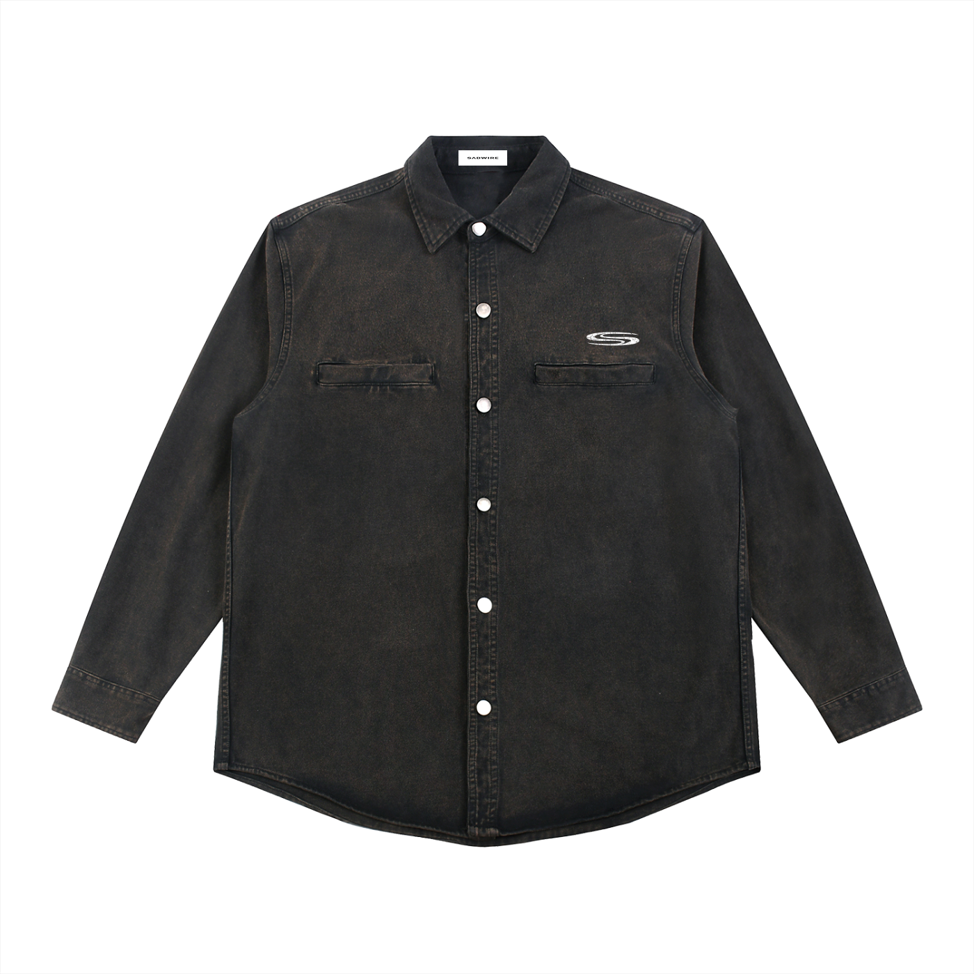 "SCRIPT" DENIM OVERSHIRT