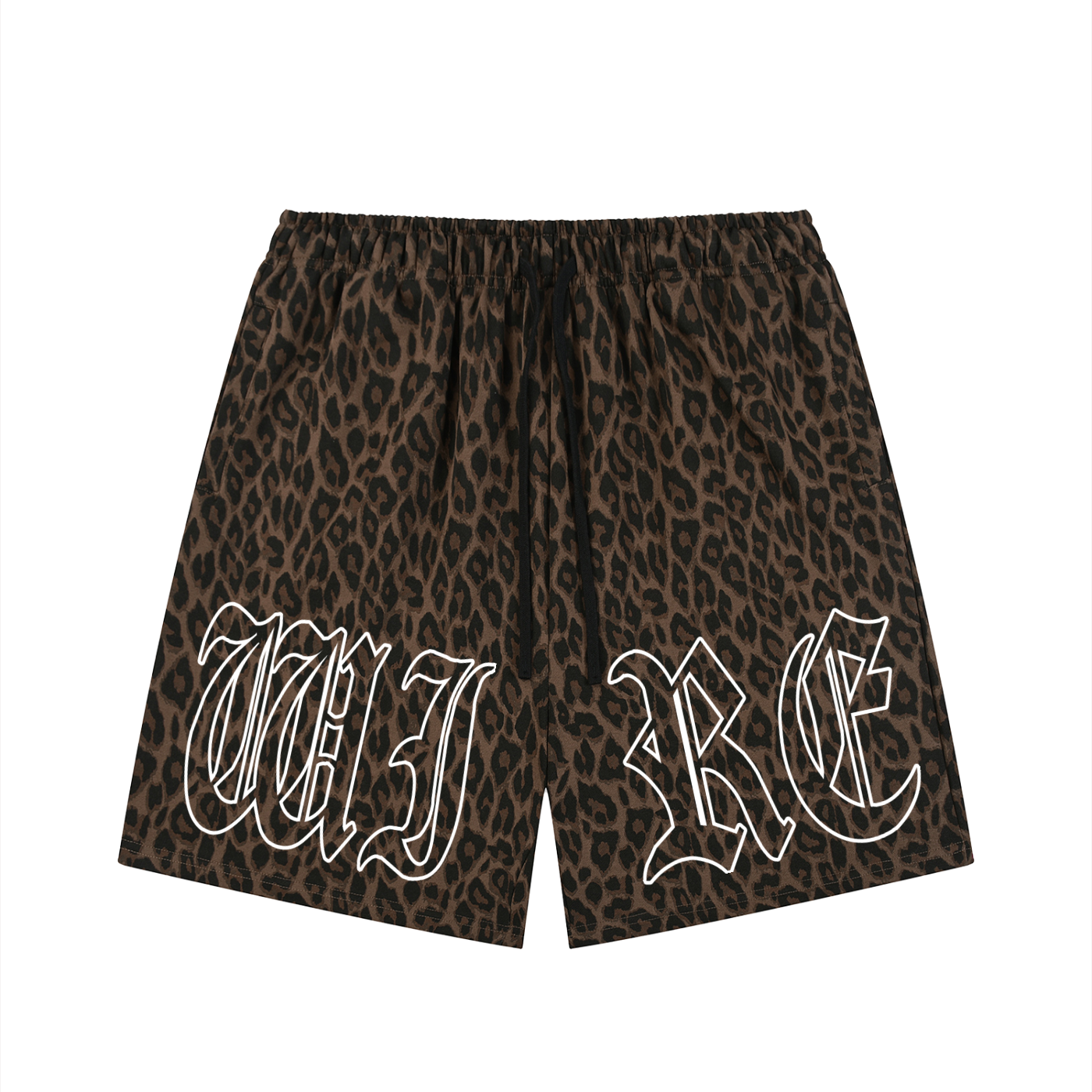 "WIRE" LEOPARD PRINT SHORTS