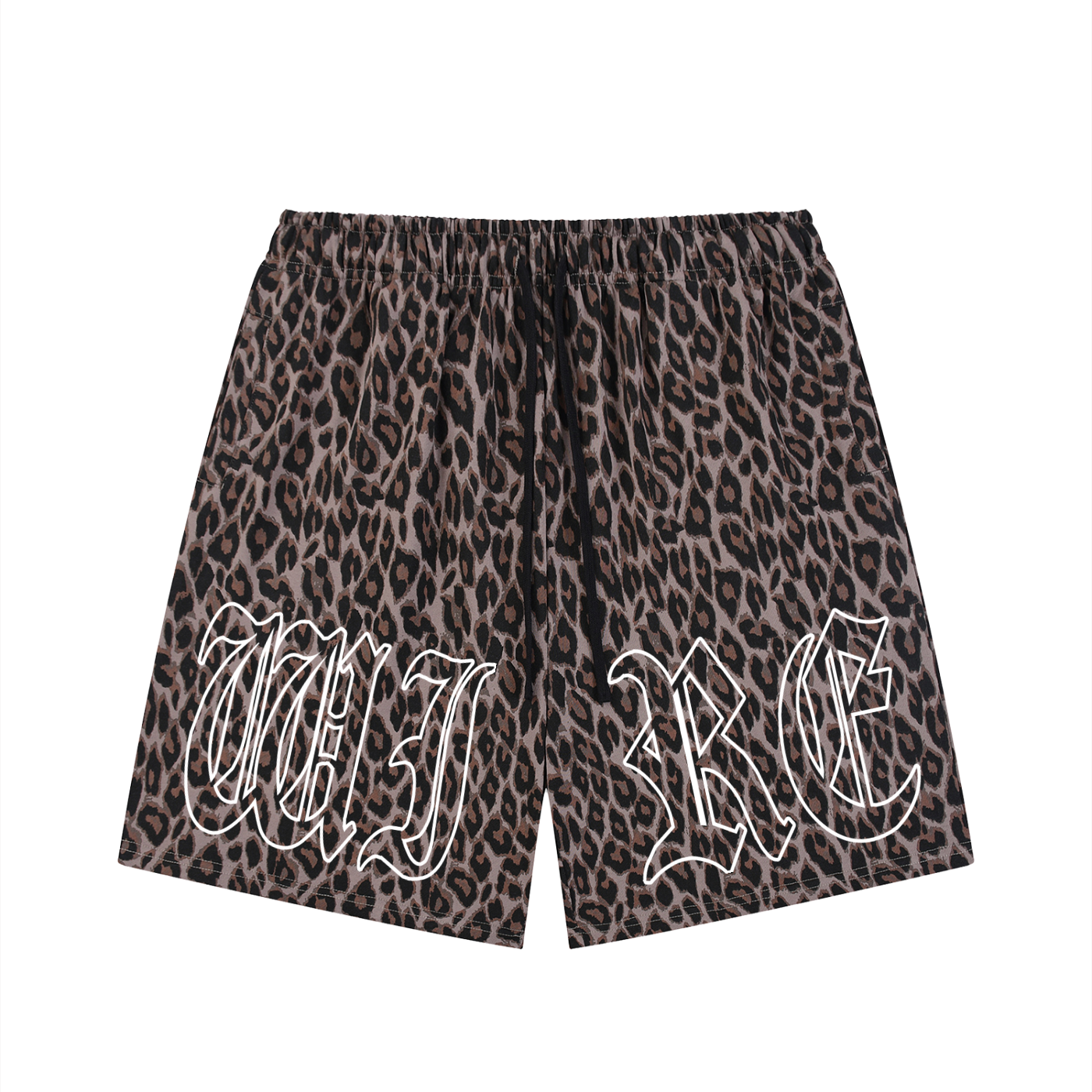 "WIRE" LEOPARD PRINT SHORTS