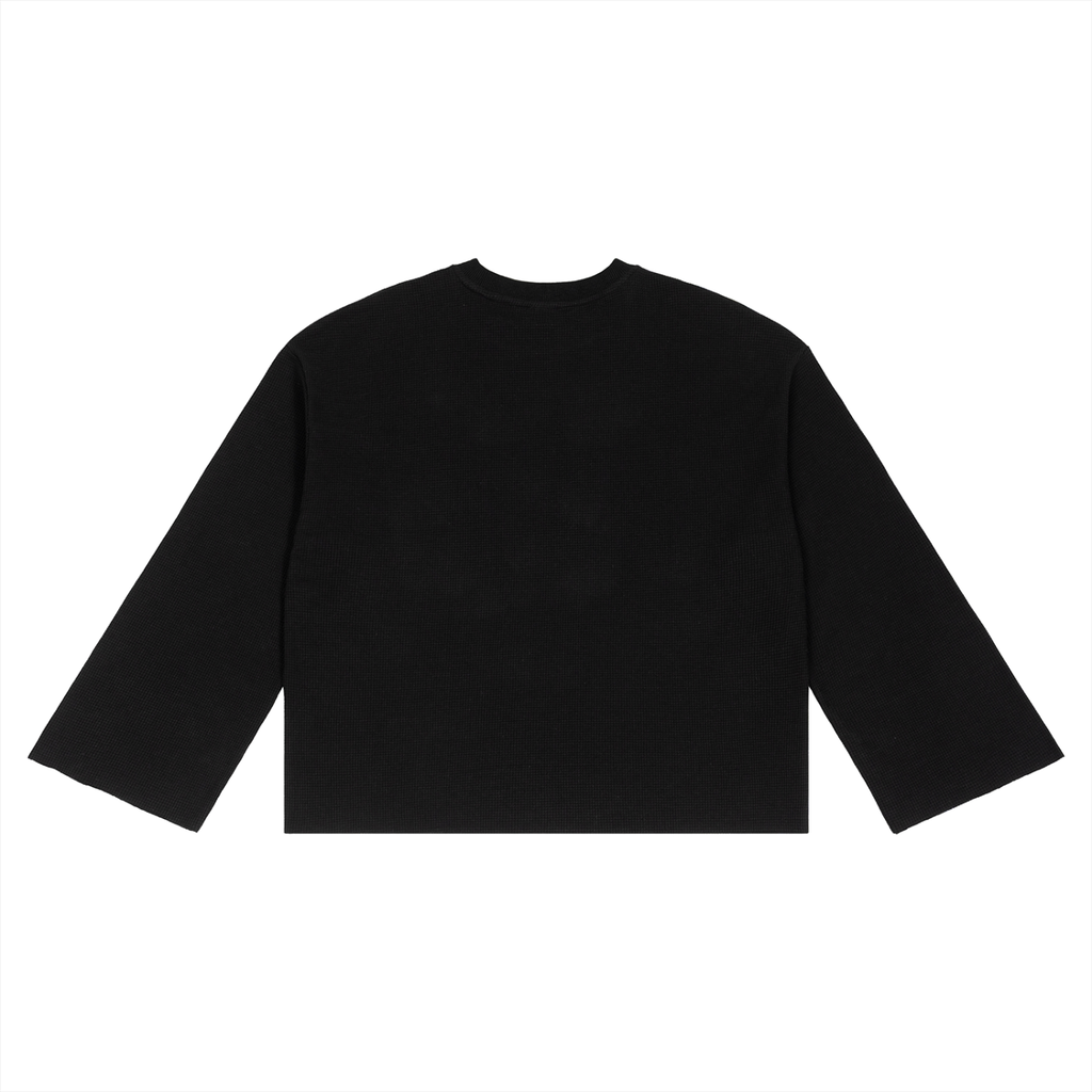 "CASTLE CRASHER" WAFFLE LS TEE