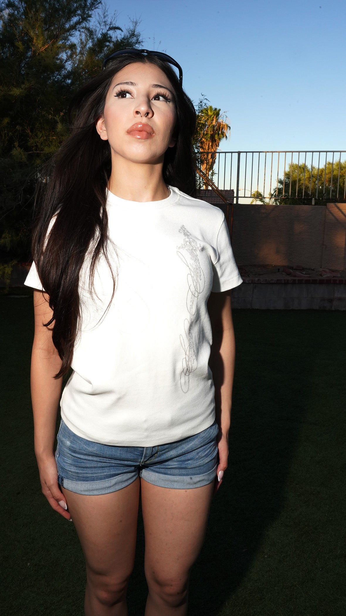"CRUSADER" BODYCON RIB TEE