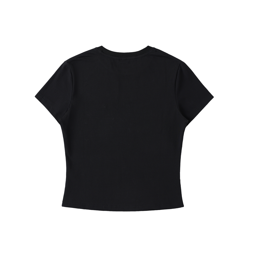 "SCRIPT" BODYCON TEE