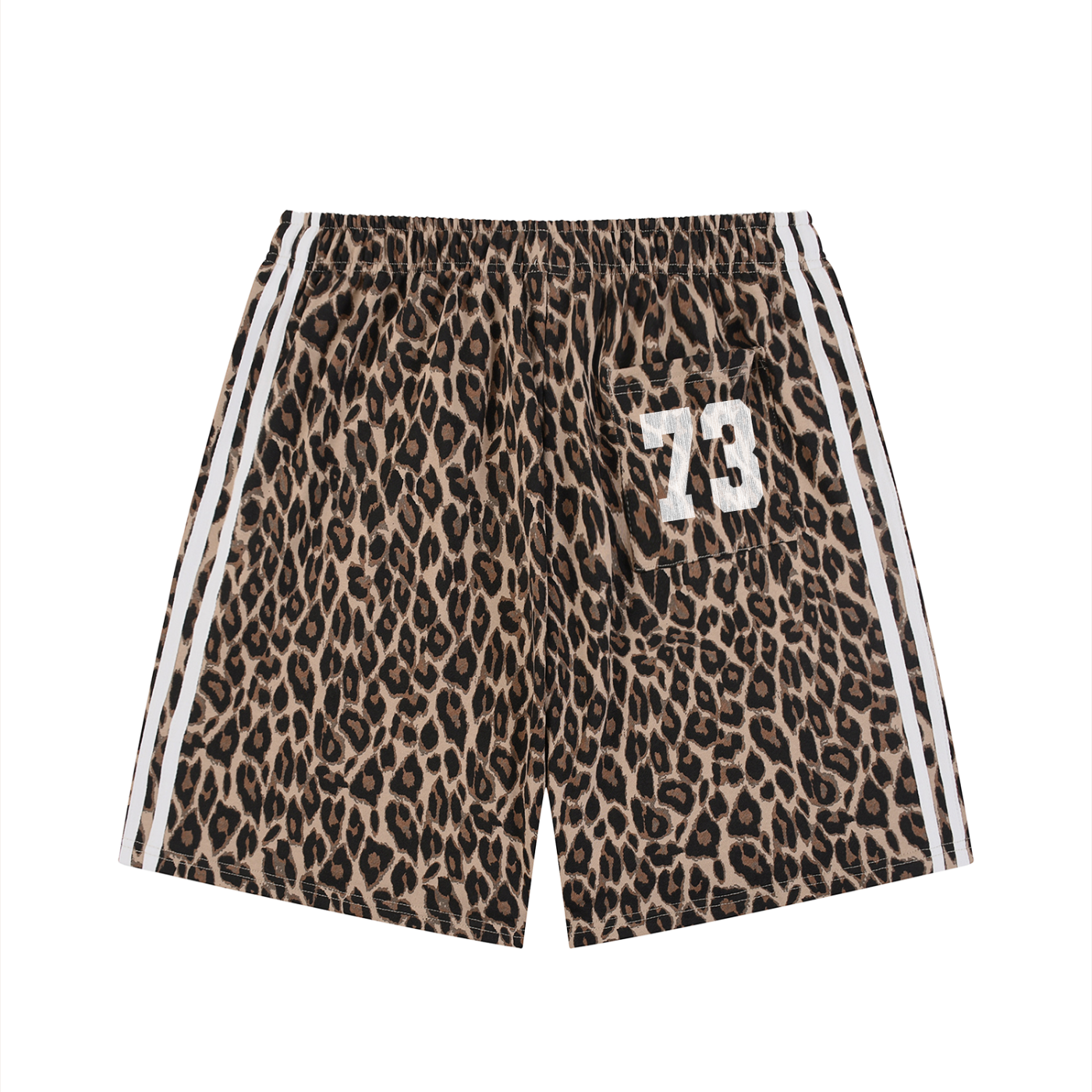 "WIRE" LEOPARD PRINT SHORTS