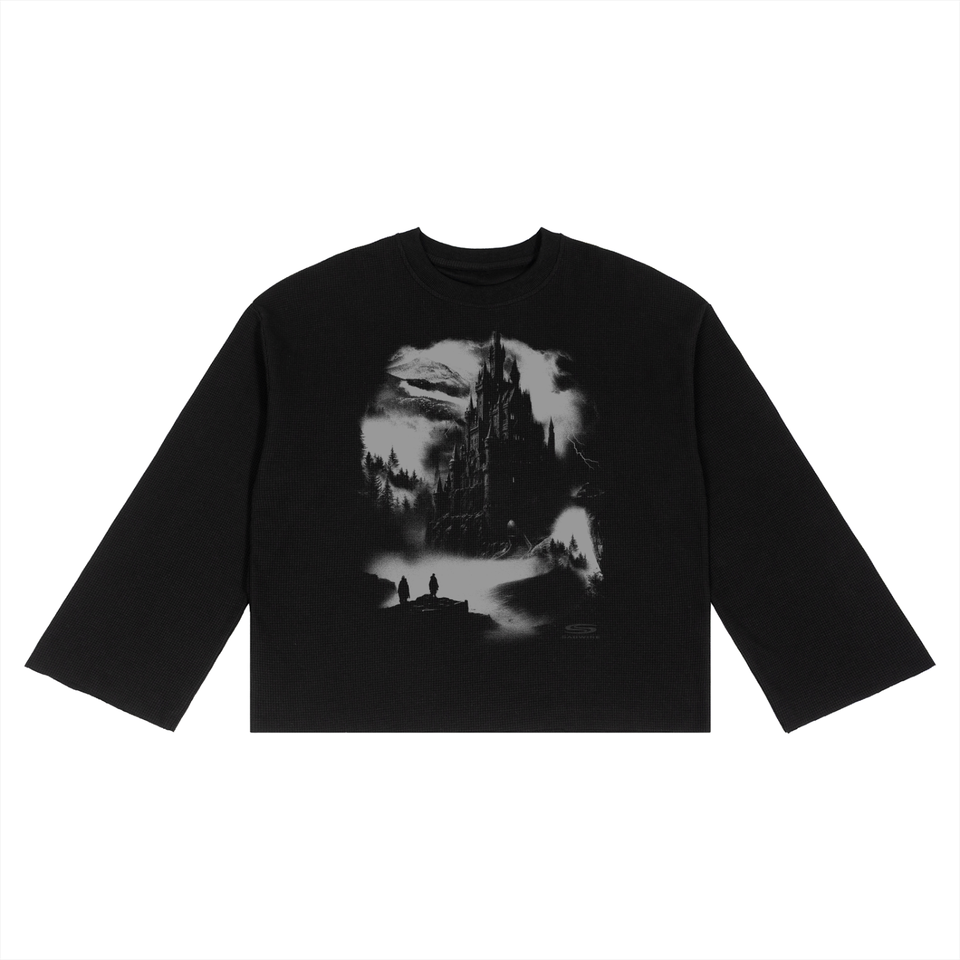 "CASTLE CRASHER" WAFFLE LS TEE