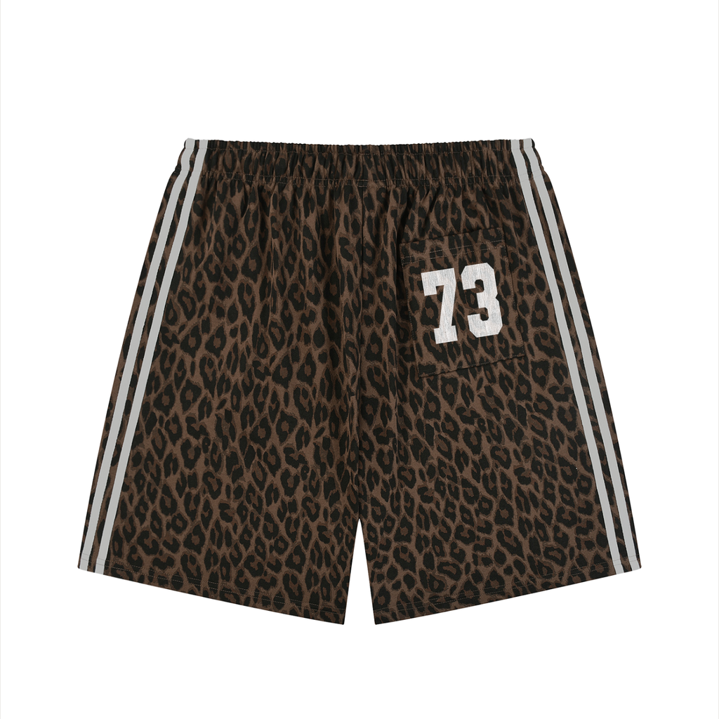 "WIRE" LEOPARD PRINT SHORTS