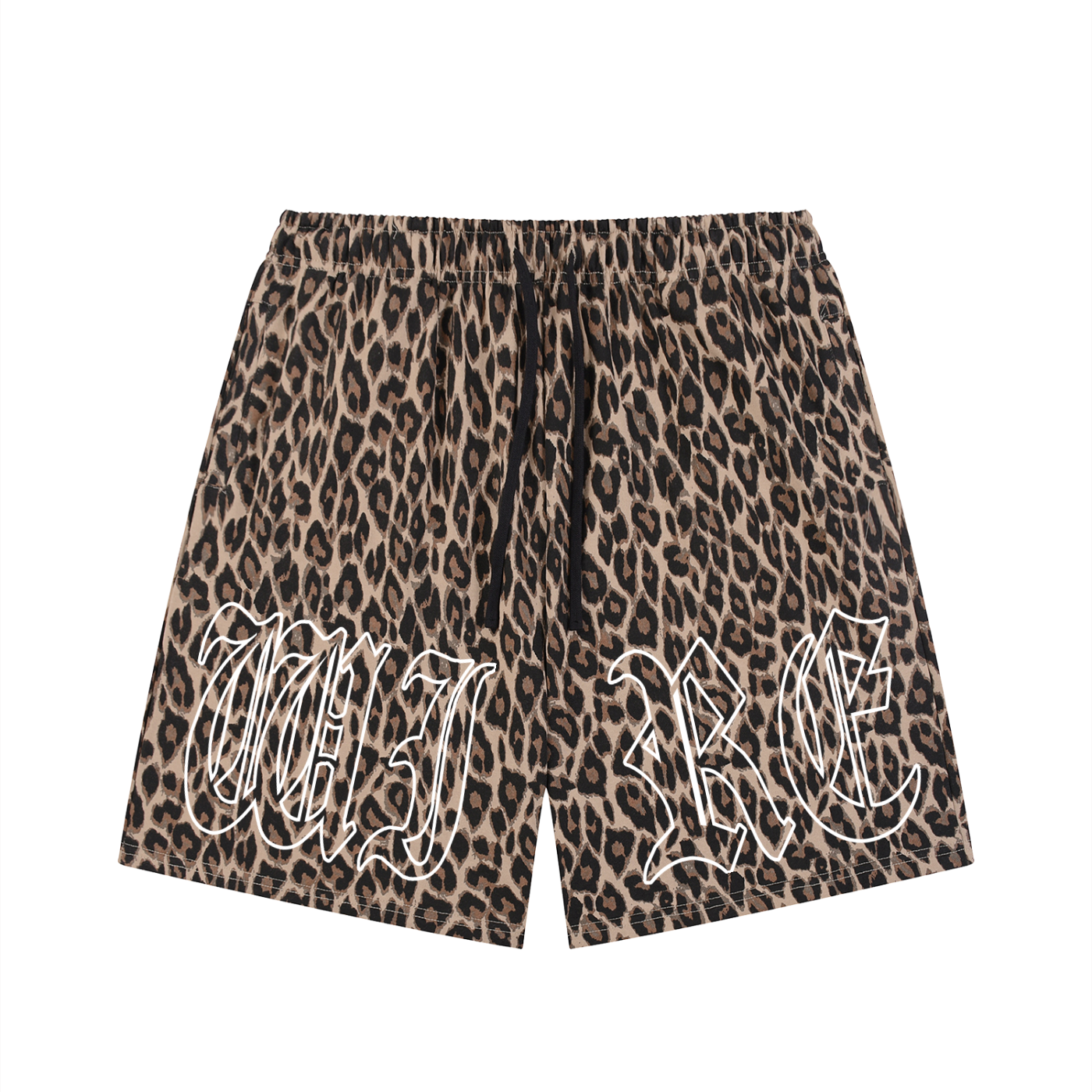 "WIRE" LEOPARD PRINT SHORTS