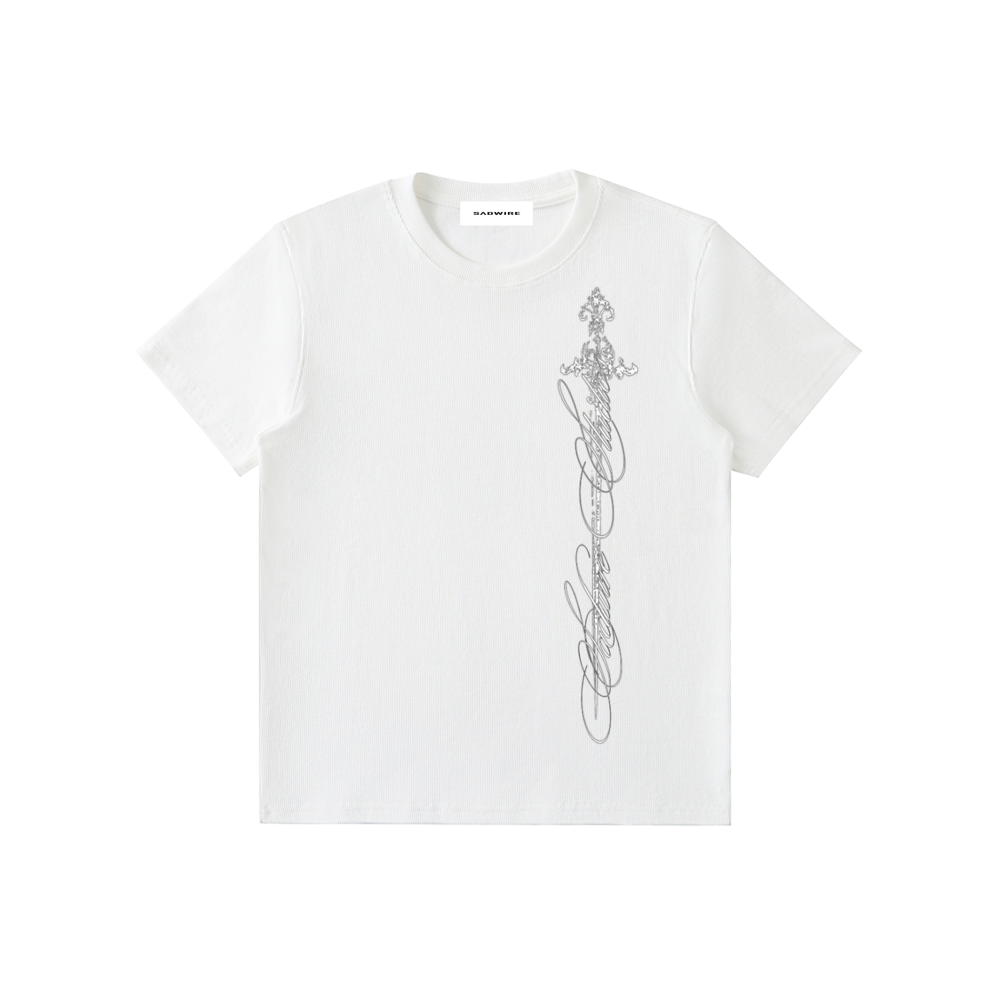 "CRUSADER" BODYCON RIB TEE
