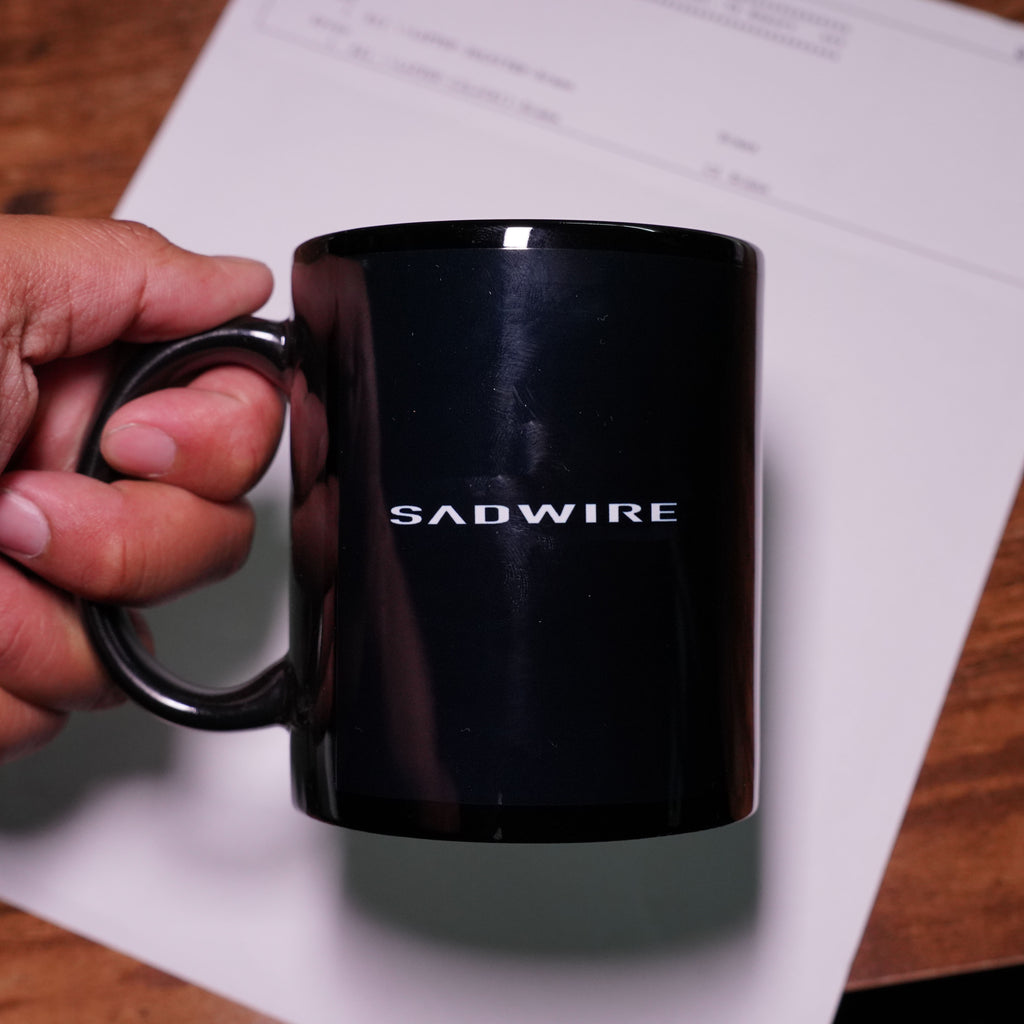 SADWIRE LOGO MUG