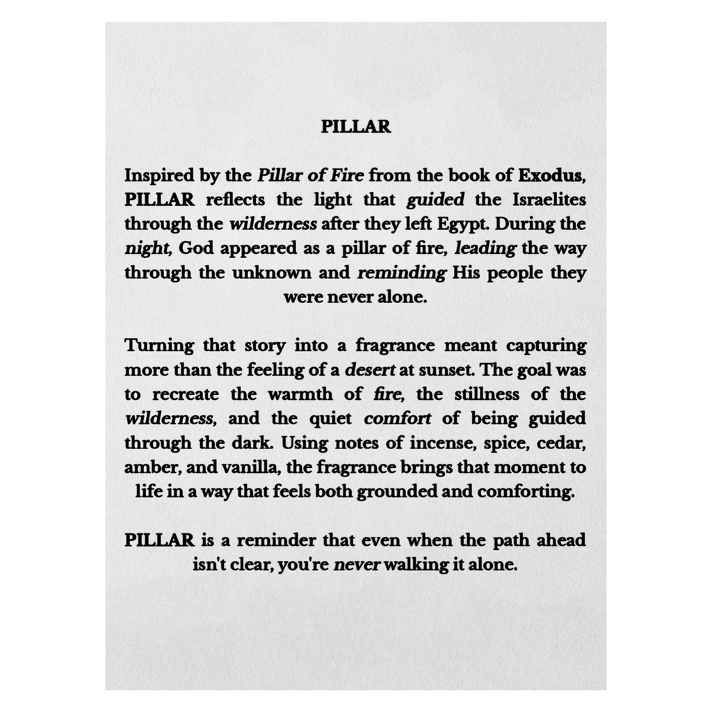 "PILLAR" EDP INTENSE FRAGRANCE 15ML
