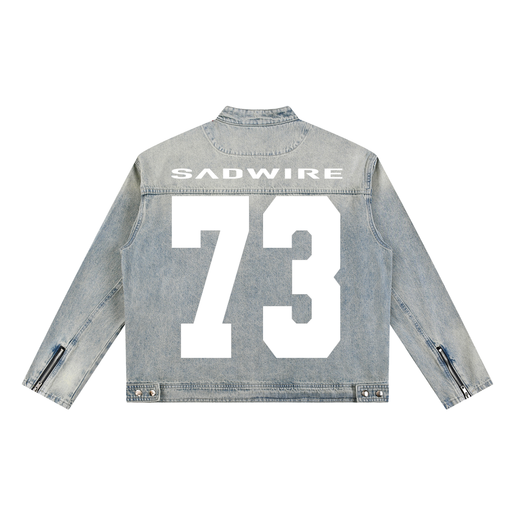 "VANTAGE" LIGHT WASH DENIM JACKET