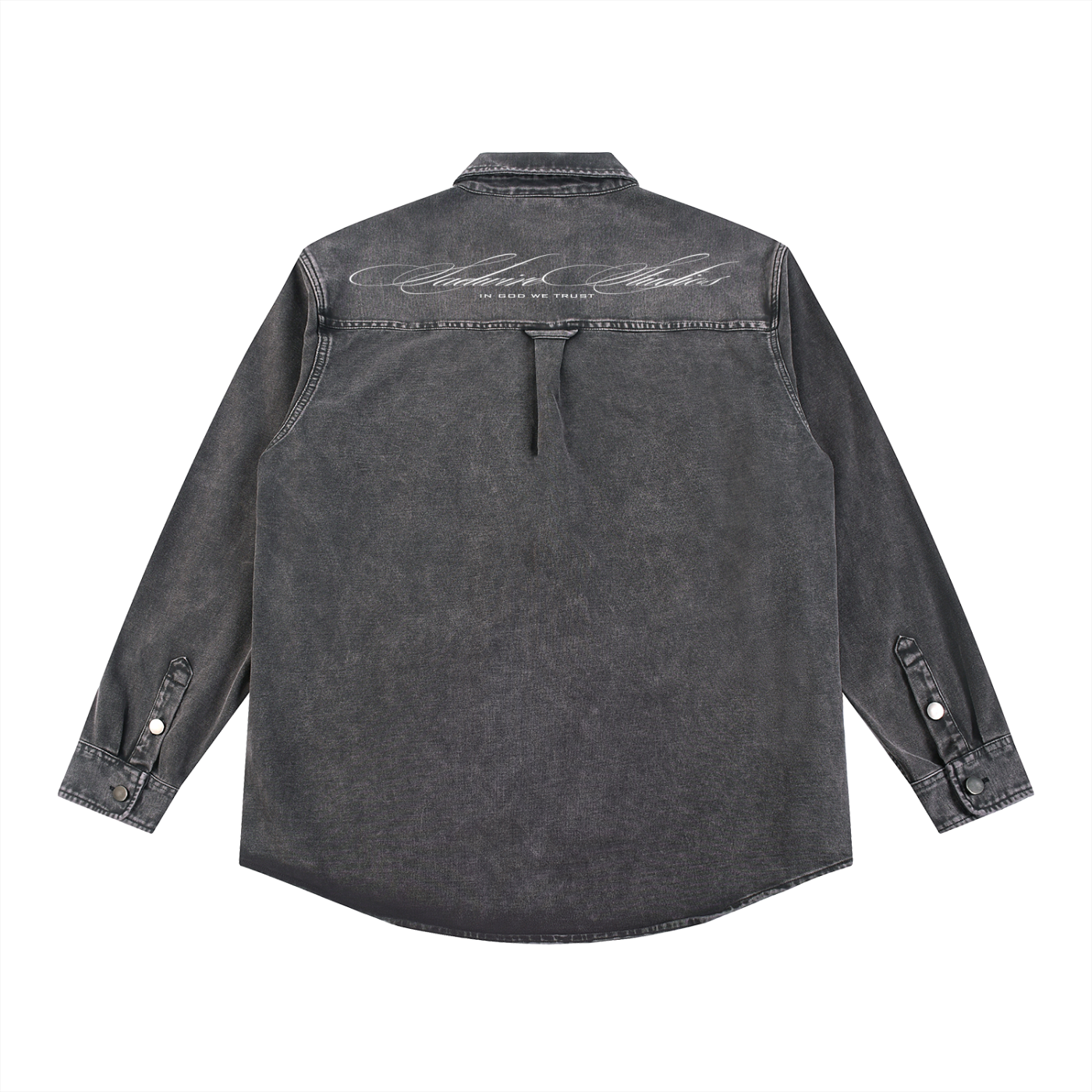 "SCRIPT" DENIM OVERSHIRT