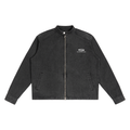 "SCRIPT" DENIM BIKER JACKET