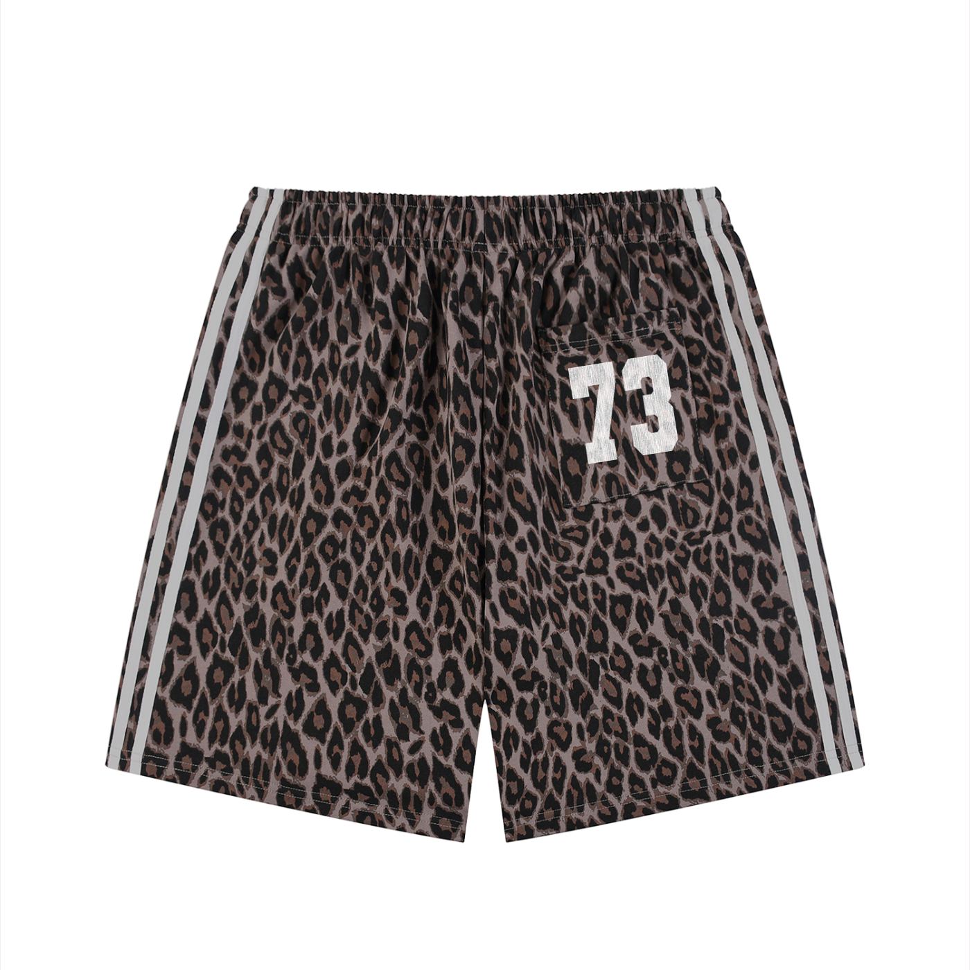"WIRE" LEOPARD PRINT SHORTS