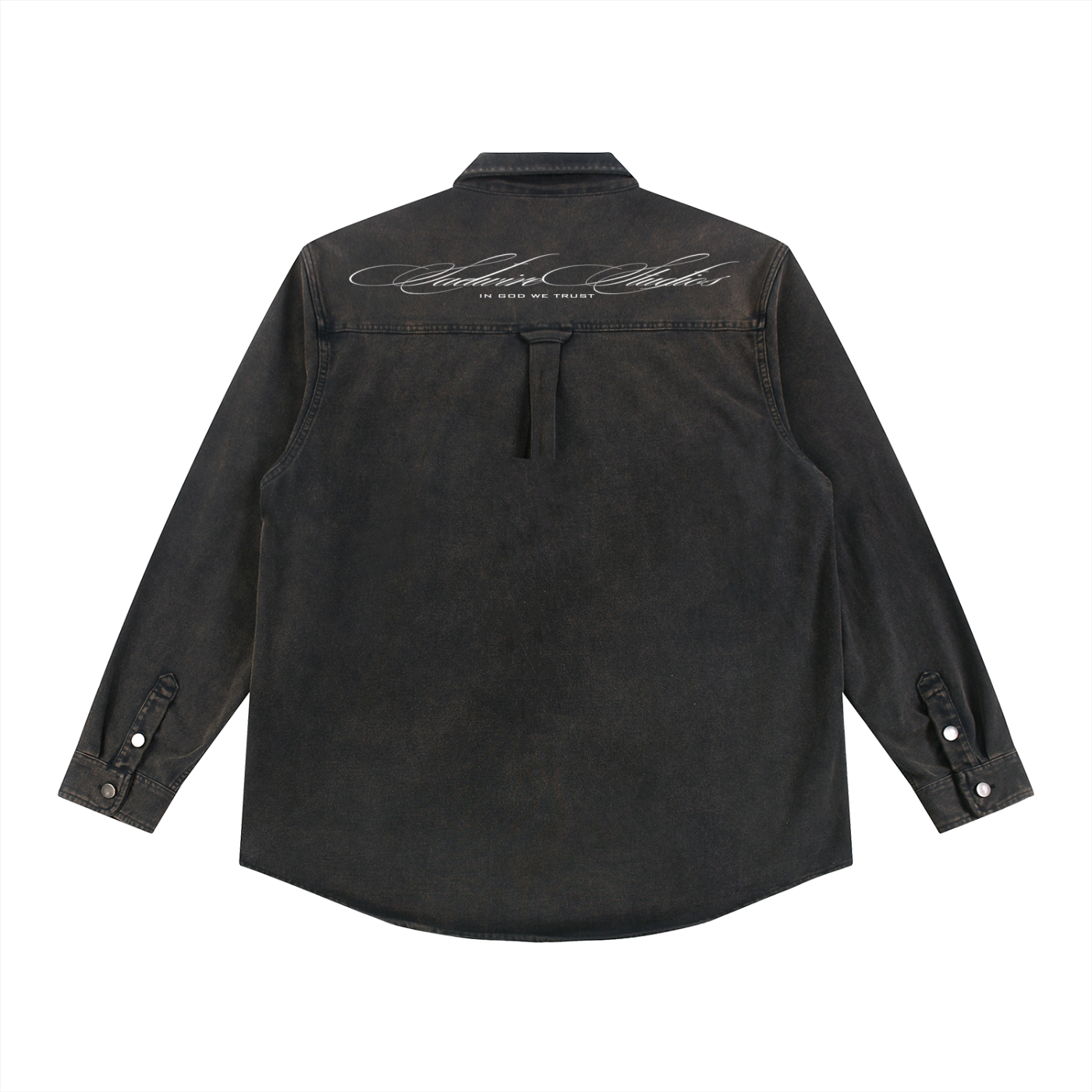 "SCRIPT" DENIM OVERSHIRT